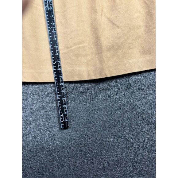 Bretton Place Skirt Womens 16 Camel Tan 100% Wool Lined Midi Pencil Made in USA - Picture 7 of 8
